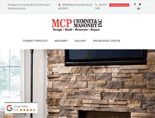 Tablet Screenshot of mcpchimneyservices.com